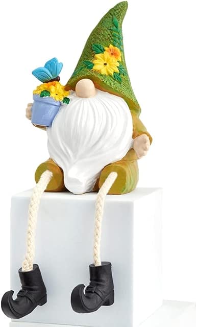 The Lakeside Collection Gnome Shelf Sitters - Green