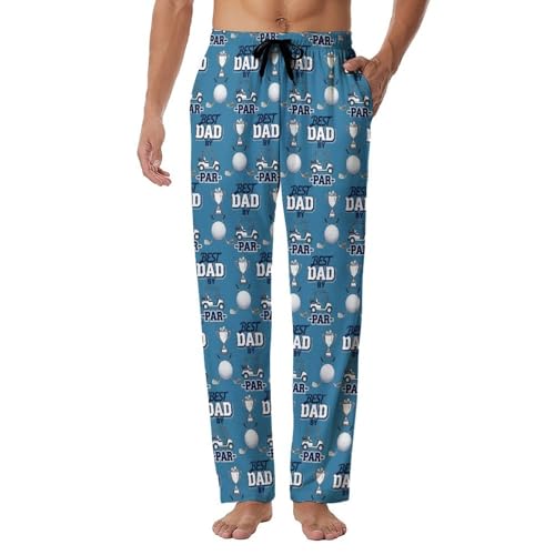 Yuituiyy Mens Pajama Pants Golf Gifts for Dad Sleep Pants Fathers Day Birthdays Gift for Fathers Pajama Bottoms with Pockets