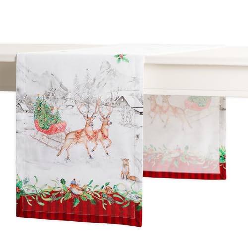 Maison d' Hermine Table Runner 100% Cotton 14.50" x 72" (Single Layer)