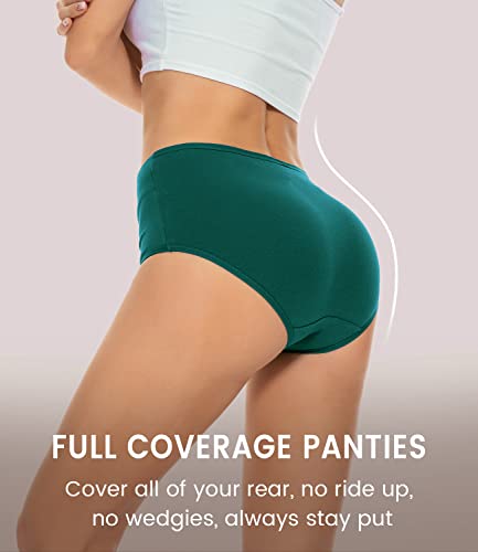 Tanstc Women’S Knickers – High Waist Cotton Underwear For Women, Soft Ladies Briefs With Tummy Support – Knickers For Women Multipack Of 5 - 4
