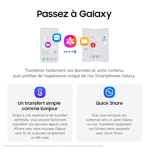 Samsung Galaxy Z Fold8, Smartphone Pliable 5G, 256 Go, Graphite, Version FR - 9