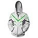 Zhangjianwangluokeji Herren Damen Kapuzenpullover Jacke Hoodie Spiel Cosplay Kostüm (M, Farbe 6)