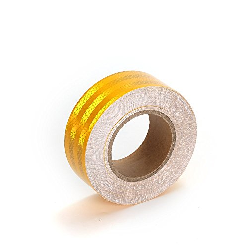 Image of 50.8 mm (2 Inches) Reflective Tape 7.31 Meter (24 Ft.) Yellow Strip