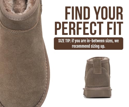 Image of Project Cloud 100% Genuine Leather Comfortable Womens Ankle Boots | Water Resistant Memory Foam Insole Winter Shoes - Trendy Footwear Outdoor Fall Shoes for Women - Winter Boots for Women