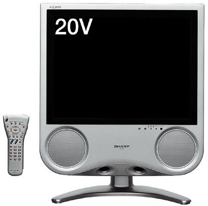 SHARP AQUOS 20インチ液晶テレビ Amazon | シャープ 20型 液晶テレビ シルバー AQUOS LC-20C7-S