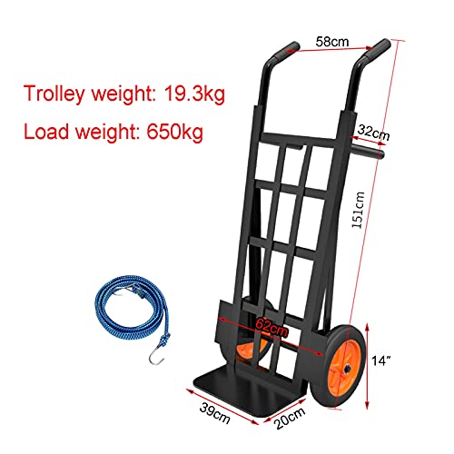 Carretilla resistente de acero para construcción 650kg miniatura 2