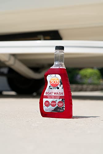 303 Marine Boat Wash With Uv Protectant - For A Deep Clean, Spot Free Shine - 30 Day Uv Protection - Removes Salt, Dirt, And Grime - Marine Safe, 32 Fl. Oz. (30586) #TOP4