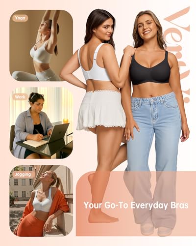 Image of Vertvie Wireless Seamless Jelly Bra Supportive Smoothing