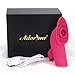 Clitoral Licking Finger Vibrator - Adorime Tongue Nipple Clit Lick Vibrator Rechargeable Sex Toys with 10 Powerful Vibrations for Women or Couple Plays