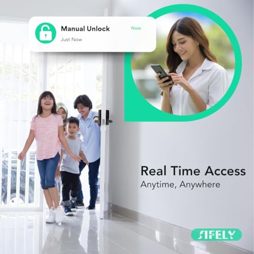 Smart Biometric Front Door Lock with Camera