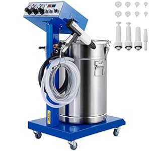 Vevor WX-958 Poedercoatingapparaat, poedercoating-machine, 50 W poederpistool, systeem met 50 liter, poedercoatingset…