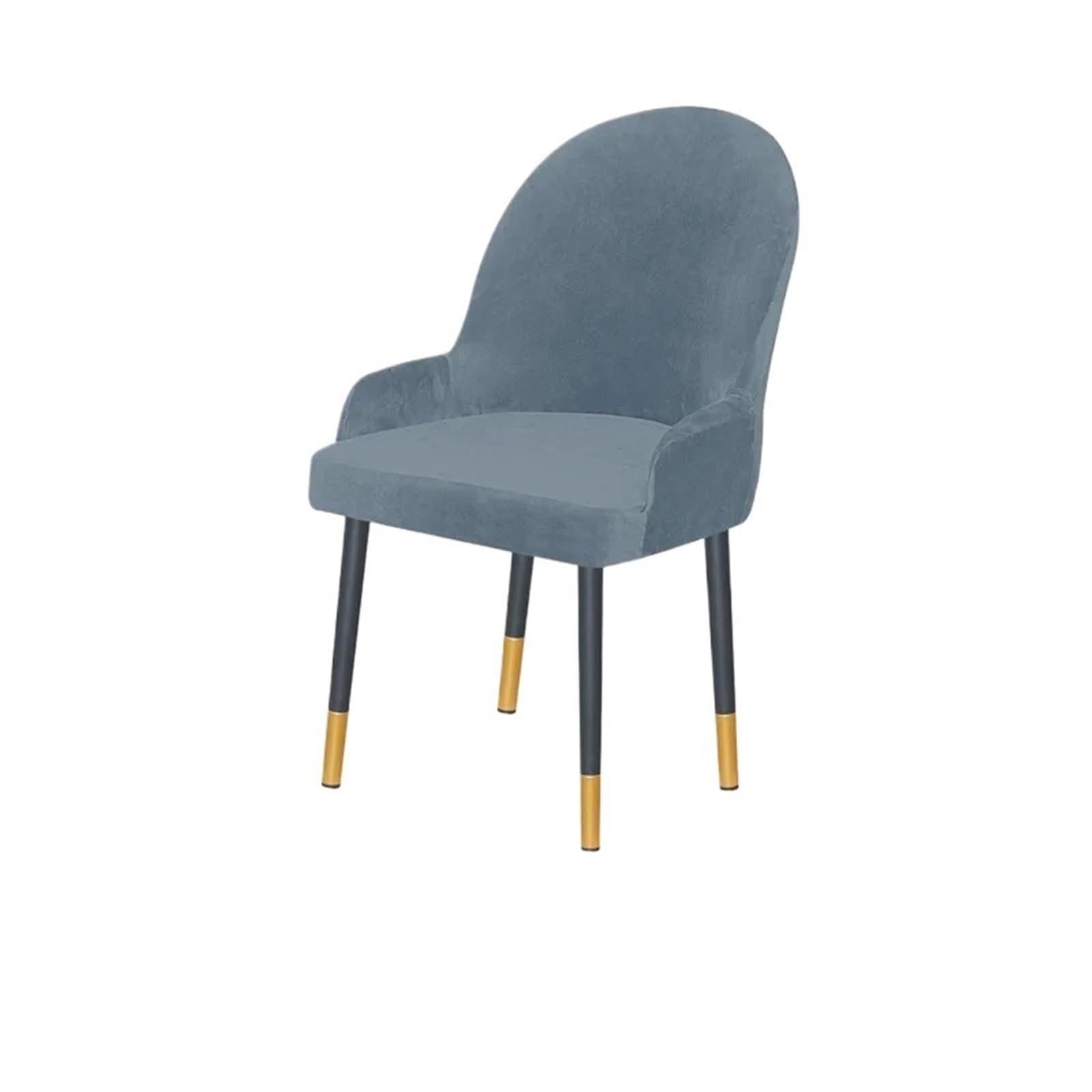 CYMMIYT Chair Covers Velvet Semicircle Armchair Covers Stretch Dining Chair Cover(Color 1)