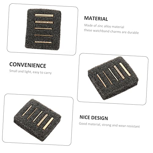Decoración de cristales para reloj inteligente con anillos de zinc pulido DOITOOL 5