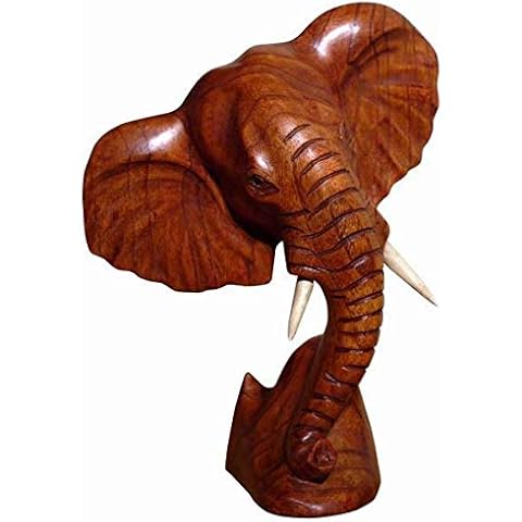 Statue d'éléphant en bois Unbekannt Cover