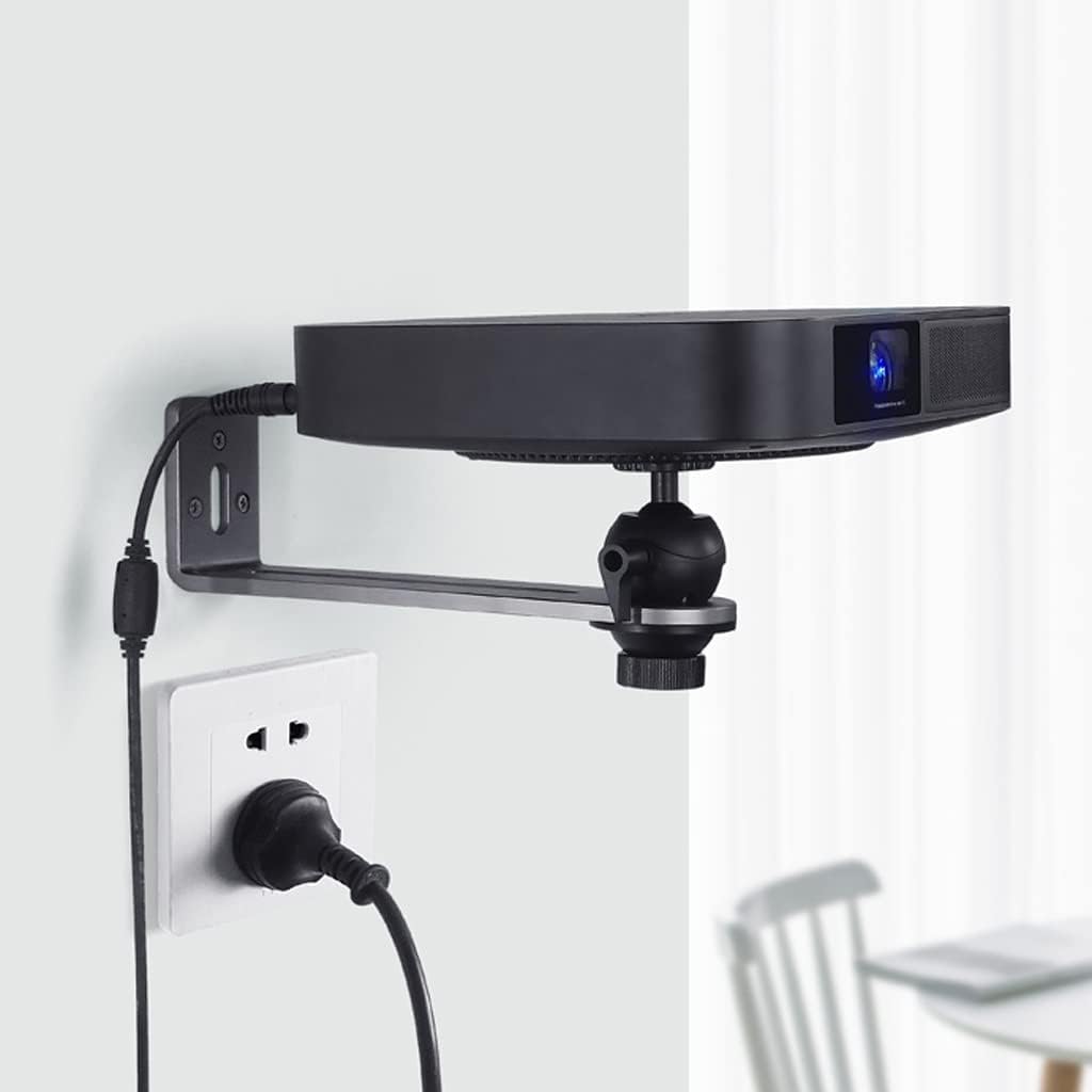 Projector Mount Bracket Wall Bracket,360 Swivel Wall Mount Hanger for Projector Projector Tray Bracket
