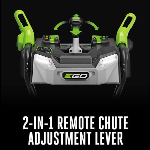 Image of EGO Power+ 24 inch Electric Snow Blower, Cordless Self-Propelled 2-Stage XP, Includes (2) 56 V 10.0Ah Batteries and Dual Port Charger - SNT2416