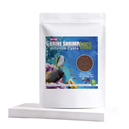 BNYEE Brine Shrimp Eggs for Aquatic Foods Baby & Fry Foods The Popular 90% Hatch GSL Brine Shrimp...