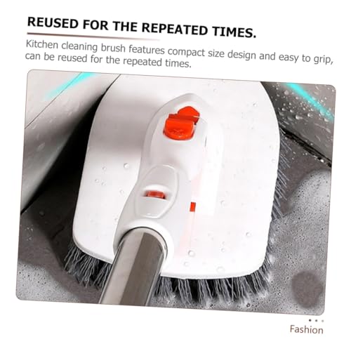 Brosse pour sols de salle de bain extensible idéale en pièce humide - 4