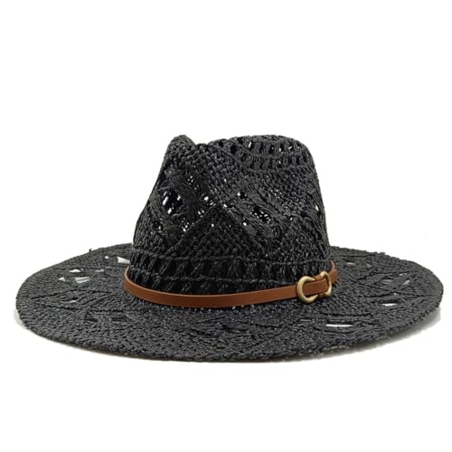 Chapeau de paille jazz couleur pure unisexe indispensable cet été