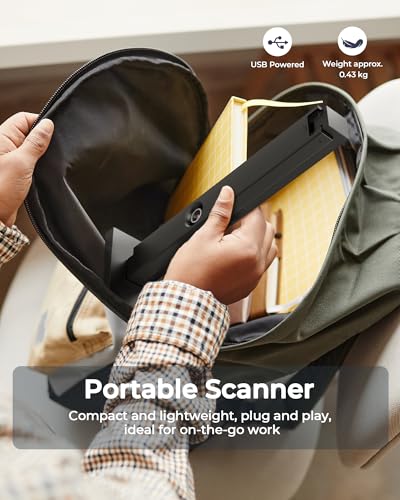 Scanner de documents portable CZUR Lens1200 Pro pour numérisation rapide A4