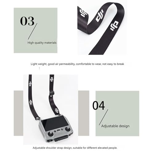 RC Lanyard Neck Strap Compatible with Mini 4 pro/Air 3/Air 2s Drone Remote Controller RC 2/ PRO Accessories - Image 4