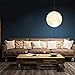 Uonlytech 3D Moon Lamp 3D Printing Moon Night Light Hanging Moon Lamp Baby Nursery Lamp for Present Bedroom Childrens Room Decor