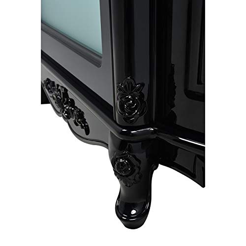 Reception Desk Office Reception Counter With Illumination Lights - Revival - Full Black #TOP3