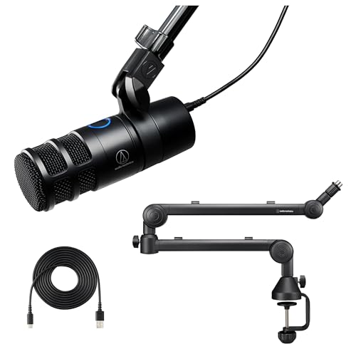 オーディオテクニカ　AT2040マイク　ケーブル　マイクアーム　フルセット オーディオテクニカ AT2040マイク ケーブル マイクアーム フルセット