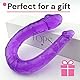 Doppeldildos für frauen Sextoy 30 cm langer realistischer Dildo mit flexibler TPE G-Punkt-Stimulation 100% wasserdicht Durchmesser von 2-3 cm Dildo Anal Dildo Weich manner FOPS D28 (Violett)