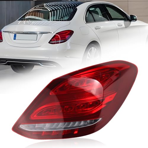 YINAVAGAD 2059062102 MB2801145 Right Tail Light Passenger Side Rear Lighting Assembly for Mercedes-Benz C63 AMG W205 2015-2018, for 2015-2018 Mercedes-Benz C300, for 2015 Mercedes-Benz C400