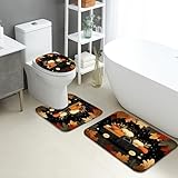 Photo Gallery set di 3 tappetini da bagno autunnali, stile rustico, con camion nero, zucche, foglie, assorbente, antiscivolo, a forma di u, lavabile, per la stagione autunnale, decorazione per la casa, ad Photo Gallery set di 3 tappetini da bagno autunnali, stile rustico, con camion nero, zucche, foglie, assorbente, antiscivolo, a forma di u, lavabile, per la stagione autunnale, decorazione per la casa, ad