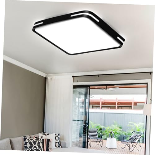 Uonlytech Cuadrada LED Con Marco Iluminación Uniforme Para Estar Dormitorio y Pasillo