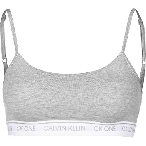 Calvin Klein Damen BH Unlined Bralette Bügellos mit Stretch, Grau (Grey...
