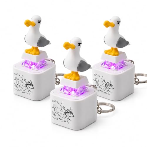 Idée cadeau originale : porte-clés Seagull Mine sonore rechargeable LED