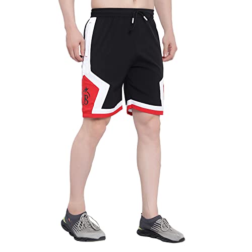 Image of BLUE STAR SHARK NS Lycra Sport Shorts for Men |Goa Shorts for Men | Running Shorts for Men | Regular Shorts for Men