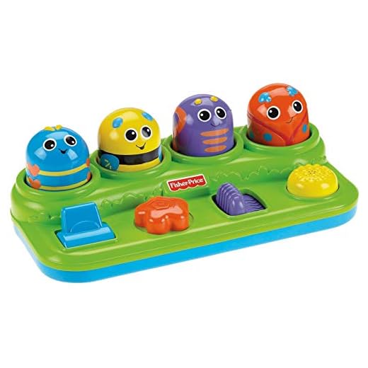 Fisher-Price Brilliant Basics Boppin' Activity Bugs [Colors May Vary]