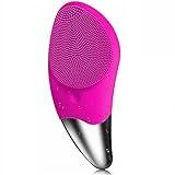 Cepillo Limpiador Facial, Eléctrico, Para Limpieza Y Masaje Facial. Esponja Exfoliante De Silicona, Masajeador Cara, Para Belleza Y Cuidado De La Piel Para Mujer