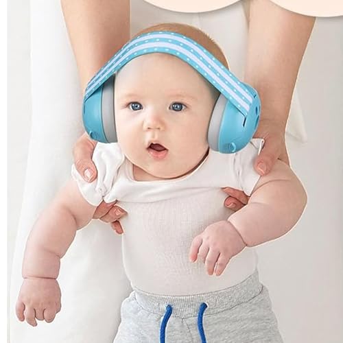 Image of BAYBEE Ear Protection Headphones for Babies | Essential Infant Noise Reduction Ear Muffs with 25 dB Noise Cancellation & Adjustable Strap | Improves Sleep, Perfect for Travel, Concerts