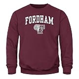 Barnesmith Fordham University Adult Unisex Crewneck Sweatshirt, Spirit, Maroon, Medium