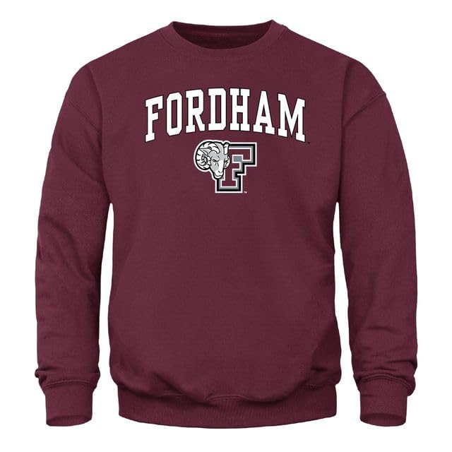 Barnesmith Fordham University Adult Unisex Crewneck Sweatshirt Spirit Maroon XX-Large
