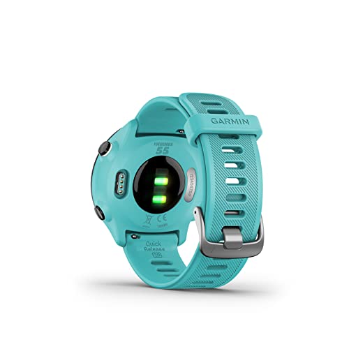 Image of GARMIN Forerunner 55, GPS Running Watch with Daily Suggested Workouts, Up to 2 weeks of Battery Life, AQUA