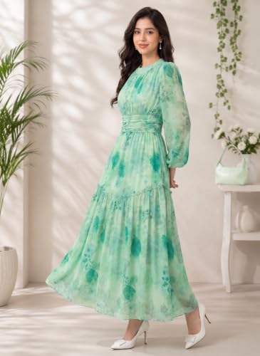 Zurity green dress – image 4