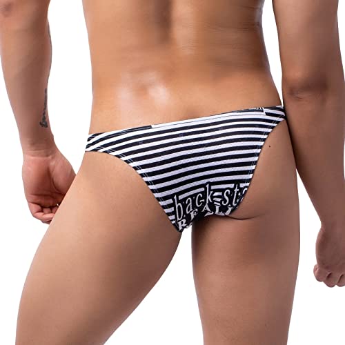 Ellees Mens Swim Briefs Sexy Bikini Briefs Low Rise Drawstring Swimsuit Quick Dry Swimwear Surfing Printed Swimming Suit #TOP2