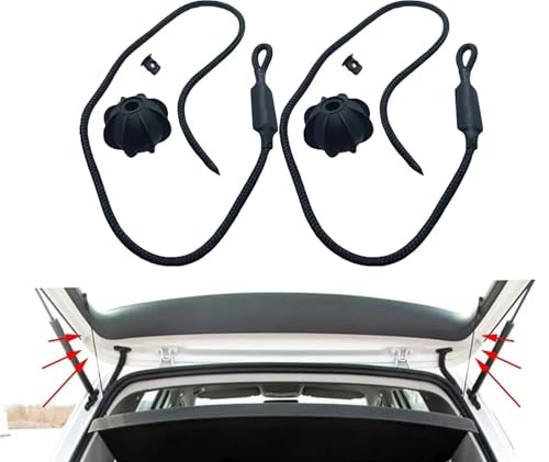 Attache de coffre pour VW Golf 6 cordons de levage robustes x2