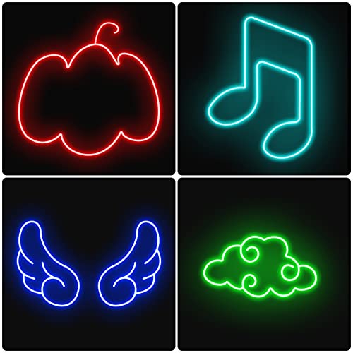 16.4Ft Rgb Neon Rope Lights With Music Sync, Ip65 Waterproof Flexible Rgb Led Strip Lights With Remote App Control, Multicolor Changing Led Lights For Bedroom Gaming Room Party Diy Outdoor Wall Decor #TOP4