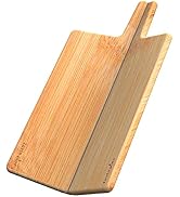 Folding Bamboo Cutting Board with Handle, Taste plus Foldable Wood Cutting Boards for Kitchen, Fo...