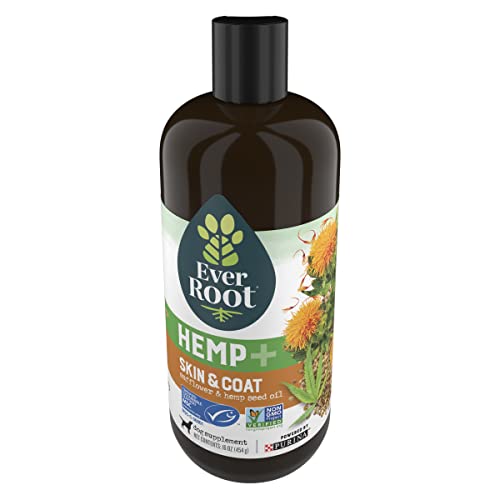 Everroot Dog Supplement By Purina, Skin And Coat Oil With Hemp Seed Oil - 16 Oz. Bottle #TOP8