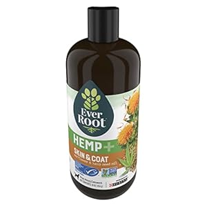 EverRoot Dog Supplement by Purina – Skin and Coat Oil with Hemp Seed Oil – 16 oz. Bottle
