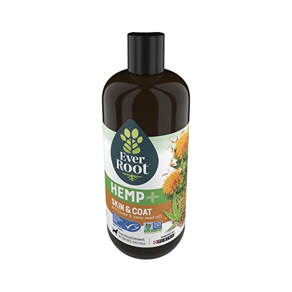 EverRoot-Dog-Supplement-by-Purina-Skin-and-Coat-Oil-with-Hemp-Seed-Oil-16-oz-Bottle EverRoot Dog Supplement by Purina - Skin and Coat Oil with Hemp Seed Oil - 16 oz. Bottle
