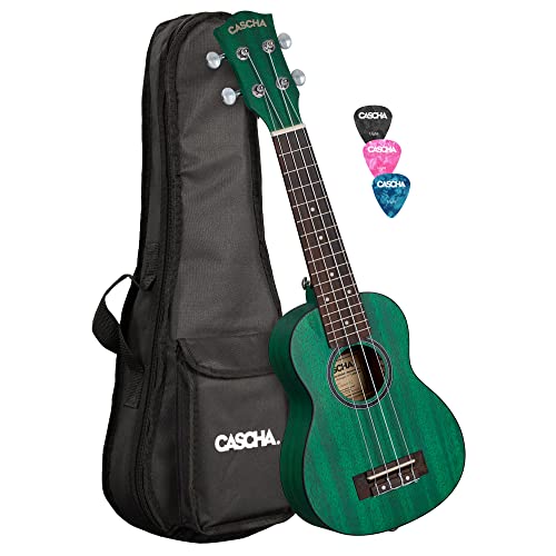 CASCHA Sopran Ukulélé pour gauchers – Acajou – Kit de démarrage – 3 médiators colorés – Sac de transport – Premium… - Les Beatles, Paul McCartney, John Lennon, RIngo Starr, George Harrison CASCHA Sopran Ukulélé pour gauchers - Acajou - Kit de démarrage - 3 médiators colorés - Sac de transport - Premium…